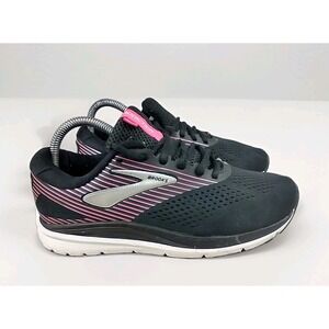 Brooks Addiction 14 Women's 7‎ Wide Black  Pink Running Athletic Shoes Sneakers
